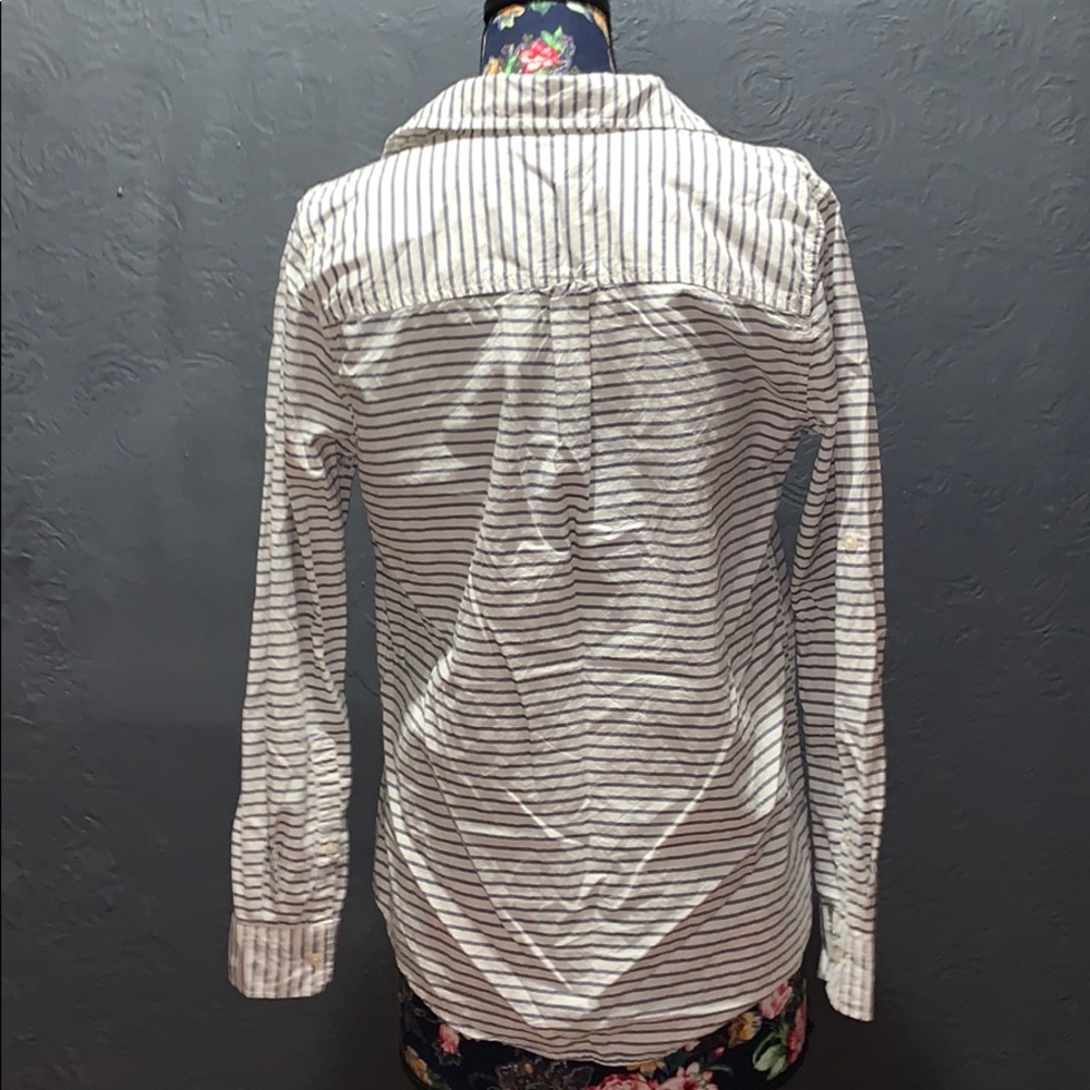 Striped Button-Down // Francesca’s // Small - image 5